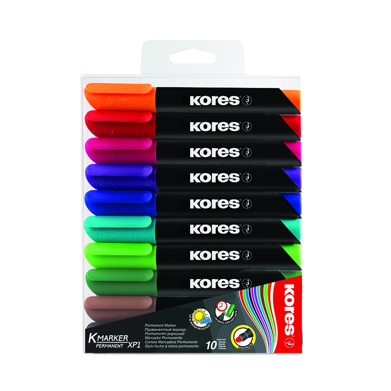 Kores. Маркеры Kores. Kmarker. Маркер Kores Metal_Tip 83301 белый. Фломастеры Kores срок хранения.