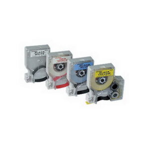 Markeerimislint Dymo D1, 12mm x 7m must/punasel - Image 1