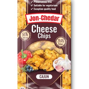 Cheddari  juustuampsud  JON-CHEDAR CAJUN 50% rasva, 80g - Image 1