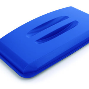 Kaas prügikastile DURABIN® 60L, sinine, ristkülikukujuline - Image 1