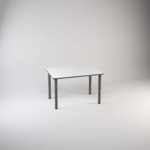 Kirjutuslaud IDRA 120x80 cm (T2-T6), reguleeritav, valge - Image 1