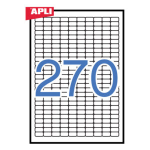 Etiketid Apli isel.ILC 17.8x10 mm/25 l, eemaldatav, ümar nurk - Image 1
