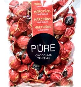 Tumeda šokolaadi trühvlid PURE martsipanikreemi täidisega, 500g