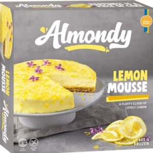 Kook ALMONDY Lemon Mousse, lõikamata, külmutatud, 400g