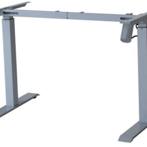 Büroolaua raam SUN-FLEX®DESKFRAME II, reguleeritava kõrgusega 70-117 cm, hõbe/hall