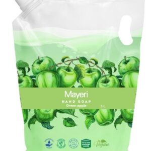 Vedelseep MAYERI Green Apple, täitepakk, 3L