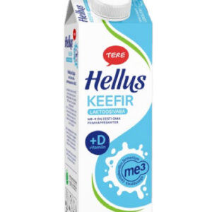 Keefir HELLUS, 2,5%, D-vitamiiniga, 1kg, Laktoosivaba