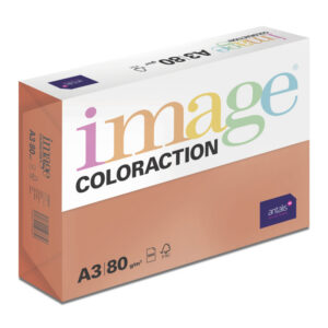 Värvipaber IMAGE COLORACTION, A3, 80 gsm, 500 lehte, London / Dark Red