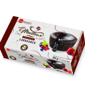 Kook BELDESSERT külmutatud tumeda šokolaadi Lavakook, 2 x 90g