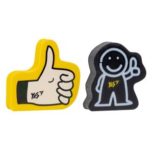 Kustukumm YES "Keep it Simple!", 2 värvi/pk