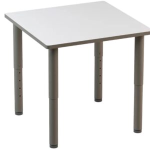 IDRA kõrguse reguleeritav laud 80x60 cm (T2-T6) valge