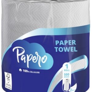 Rullkäterätik PAPERO, 2 kihti, 1 tk, 500 lehte