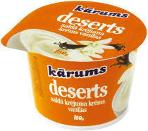 Koorekreem KARUMS, vahustatud, vanilli, 8%, 150g