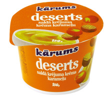 Koorekreem KARUMS, vahustatud, karamelli, 8%, 150g