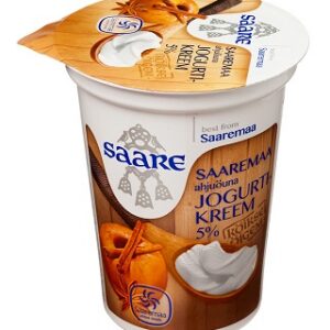 Jogurtikreem SAARE, ahjuõuna, 5%, 400g