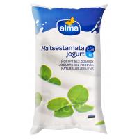 Jogurt ALMA, maitsestamata, kiles, 2,5% 1kg