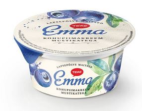 Kohupiimakreem TERE, Emma, mustika, 150g