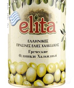 ELITA, Oliivid, rohelised, kivideta, L suurus, 820g/400g