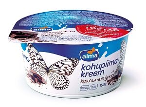 Kohupiimakreem ALMA, šokolaaditükkidega, 7%, 150g