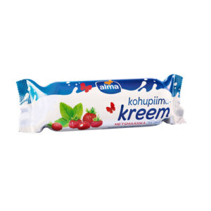 Kohupiimakreem ALMA, metsmaasika, 2,5%, 300g
