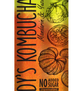 Karastusjook RUDY'S, Kombucha, Mandarin & Yuzu, 330ml, purk