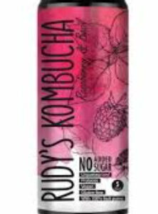Karastusjook RUDY'S, Kombucha, Raspberry & Basil, 330ml, purk