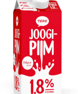 Piim TERE, D-vitamiiniga, 1,8%, 1.5L pure
