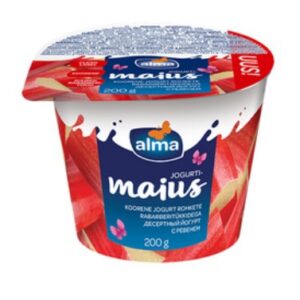 Jogurtimaius ALMA, rabarberi, 200g