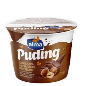 Puding ALMA, šokolaadi-metsapähkli, 230g