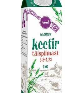 Keefir täispiimast 3.8-4.2% FARMI, pure, 1kg