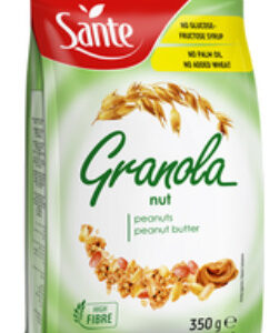 Röstitud müsli SANTE GRANOLA maapähklite ja maapähklikreemiga 350g