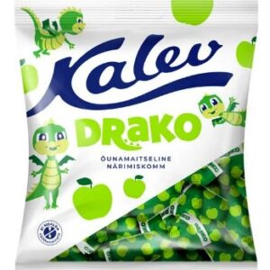 Närimiskommid Draakon KALEV õunamaitselised 110g