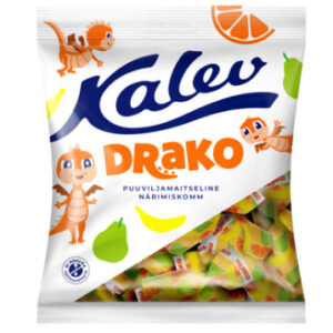 Närimiskommid Draakon KALEV puuviljamaitselised 110g