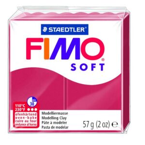 Voolimismass FIMO SOFT 57g, kirsipunane