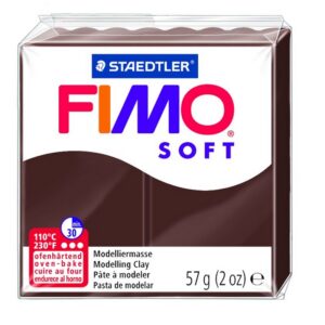 Voolimismass FIMO SOFT 57g, šokolaadipruun