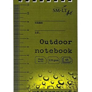 Märkmik SMTL, 125×75 mm, 120 g/m², 48 lehte, ruuduline, veekindel paber