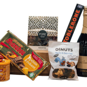 Jõulukarp LE CONTESSE vahuveiniga, 330mm x 200mm x 100mm