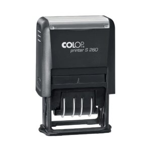 Tempel COLOP PRINTER S260 ( YYYY-MM-DD), sinine padi, must korpus - Image 1