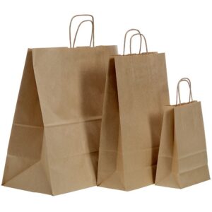 Paberkott TWIST 260x120x350mm, pruun.