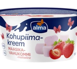 Kohupiimakreem ALMA, maasika-vahukommimaitseline, 150g