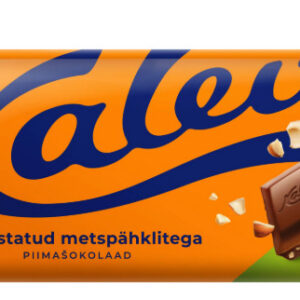 Piimašokolaad KALEV purustatud metspähklitega, 190g