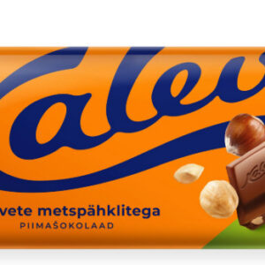 Piimašokolaad KALEV tervete metspähklitega, 190g