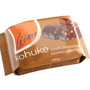 Kohuke LIISU, šokolaadikook marmelaaditükkidega, 38g