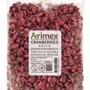 ARIMEX Kuivatatud jõhvikad, 500 g