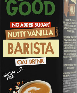 Kaerajook ODDLYGOOD, Barista, ilma lisatud suhkruta, pähklise vanillimaitsega, gluteenivaba, UHT, 1L