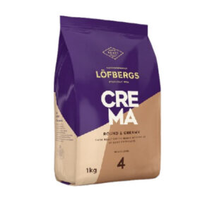 Kohvioad LÖFBERGS, Crema, 1 kg, Araabika ja Robusta, röstimisaste 4