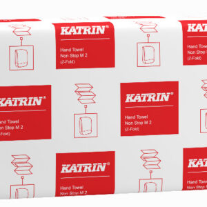 Lehtkäterätik KATRIN M2 Non Stop,  20,3 x 25,5 cm, valge, 2-kihiline, 140tk