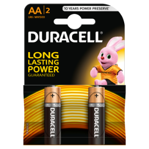 Patarei Duracell Turbo AA LR6 2 tk.