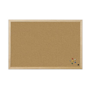 Korktahvel BI-OFFICE BUDGET 60x45 cm, puitraam