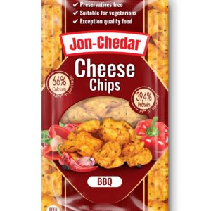Cheddari  juustuampsud  JON-CHEDAR BBQ 50% rasva, 80g